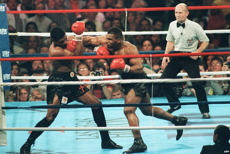 Tyson vs Berbick boxing match